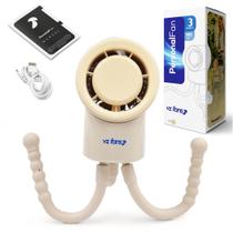 Ventilador elétrico VZ Fans Baby Safe Portable USB-C de 3 velocidades