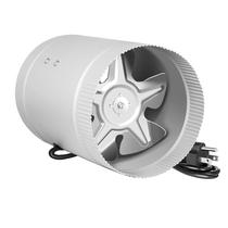 Ventilador em linha Simple Deluxe 6" 110V 240 CFM Low Noise Silver