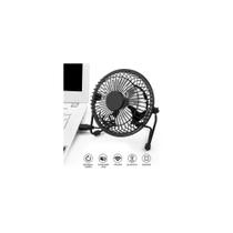 Ventilador em metal de mesa e notebook para casa e carro mini em metal articulavel portatil - MAKEDA