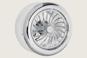 Ventilador/Exaustor Axial Industrial Cromado 250mm Bivolt