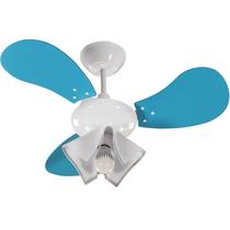 Ventilador Greco 3p C.l.m. At Az - 220v Branco/Azul