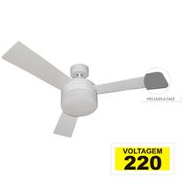 Ventilador Hl-70 Com Controle De Parede 2 Lampadas E-27 3 Pas Dupla Face (Branco/Cinza) 220v Ventilador Hl-70 Com Controle De Parede 2 Lampadas E-27 3 Pas Dupla Face (Branco/Cinza) 220v
