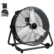 Ventilador industrial WARMLREC 24 polegadas com circulação de ar de 3 velocidades 8800 CFM