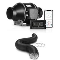 Ventilador inteligente de ventilação de duto em linha iPower de 6 polegadas para barraca de cultivo Ventilador inteligente de ventilação de duto em linha iPower de 6 polegadas para barraca de cultivo