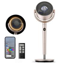 Ventilador inteligente Dreo para quarto, oscilando 120, 9 velocidades e 6 modos