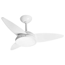 Ventilador LED Lian Branco 220V 3 Pás