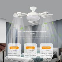 Ventilador Leve Estilo Drone Luz Led e controle remoto 3 Vel Ventilador Leve Estilo Drone Luz Led e controle remoto 3 Vel