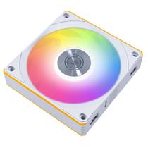 Ventilador Lian Li UNI Ventilador CL120 ARGB PWM sem fio de 12 cm branco Ventilador Lian Li UNI Ventilador CL120 ARGB PWM sem fio de 12 cm branco