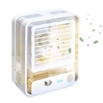 Ventilador Luminaria Abajur Vaporizador Recarragável Usb - Made Basics Ventilador Luminaria Abajur Vaporizador Recarragável Usb - Made Basics