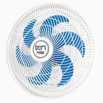 Ventilador Maggie Parede Branco Oscilante 220V Pás Azul