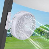 Ventilador Magnético Recargable para Carro de Golf A2C con 3 Velocidades Blanco
