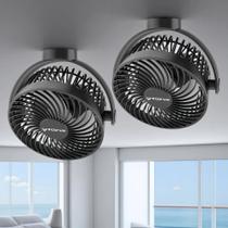 Ventilador MAGOLFIN 2 unidades magnético de 6" a bateria Ventilador MAGOLFIN 2 unidades magnético de 6" a bateria