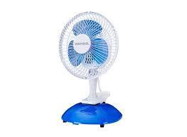 Ventilador mesa 20cm 127v c/garra