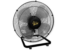 Ventilador Mesa 50Cm 200W grade de aço Preto Bivolt Gold 705312 - Venti-Delta