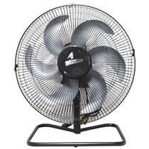 Ventilador Mesa Chão 50cm Bivolt 110V 220V 200W Industrial Turbo Turbão 6 Pás GF Vitalex Preto