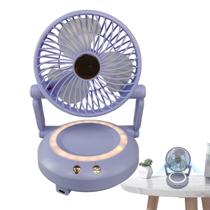 Ventilador Mesa Dobravel Portatil 3 Niveis Ajustaveis Iluminaçao Led Usb Recarregavel Verao Sol Escrivaninha Decoraçao Ventilador Mesa Dobravel Portatil 3 Niveis Ajustaveis Iluminaçao Led Usb Recarregavel Verao Sol Escrivaninha Decoraçao
