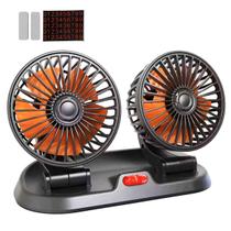 Ventilador Mesa Duplo USB Home Office 2 Velocidades Escritorio Escrivaninha Carro Automotivo Estudos Verao Calor Ventilador Mesa Duplo USB Home Office 2 Velocidades Escritorio Escrivaninha Carro Automotivo Estudos Verao Calor