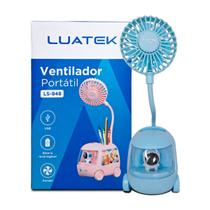 Ventilador Mesa Portatil Regarregavel Luatek