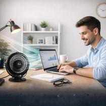 Ventilador Mesa Portatil USB Silencioso Mini Circulador Ar Escritorio Home Office Estudos Notebook PC Pequeno Potente Preto Resistente Ventilador Mesa Portatil USB Silencioso Mini Circulador Ar Escritorio Home Office Estudos Notebook PC Pequeno Potente Preto Resistente