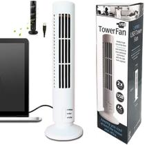 Ventilador Mesa Portátil Usb Torre Circulador Vertical 2 Velocidades Compacto Mini Multiuso Bivolt