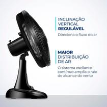 Ventilador Mesa Super Power 40cm 127V Mondial