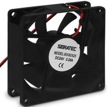 VENTILADOR MINI 80x80x25mm 24Vcc COOLER CORPO DE PLÁSTICO E EIXO COM BUCHA VENTILADOR MINI 80x80x25mm 24Vcc COOLER CORPO DE PLÁSTICO E EIXO COM BUCHA