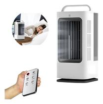 Ventilador Mini Ar Condicionado Climatizador De Ar Bivolt Portátil com Controle Painel Touch - Coibeu Ventilador Mini Ar Condicionado Climatizador De Ar Bivolt Portátil com Controle Painel Touch - Coibeu