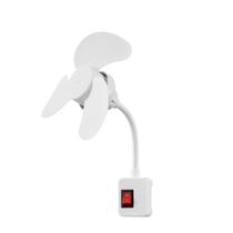 Ventilador Mini Portátil com Haste Flexível para Mesa e Tomada Ventilador Mini Portátil com Haste Flexível para Mesa e Tomada