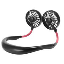 Ventilador Mini Portatil Pendurar Pescoço Usb Bateria Lazer