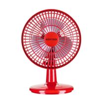 Ventilador Mini Turbo Ventimais 20cm 2 Velocidades Vermelho e Prata 110V Ventilador Mini Turbo Ventimais 20cm 2 Velocidades Vermelho e Prata 110V