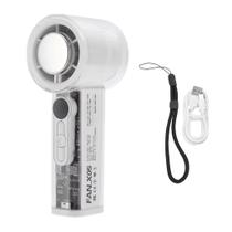 Ventilador Mini Vento Forte100 Velocidade doVento de Engrenagem Display Digital Ventilador Ajustável