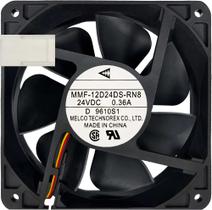Ventilador MMF-12D24DS 24V 0.36A 8.64W 3L 3P 120X120X38 B2 Ventilador MMF-12D24DS 24V 0.36A 8.64W 3L 3P 120X120X38 B2