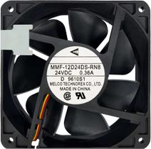 Ventilador MMF-12D24DS 24V 0.36A 8.64W 3L 3P 120X120X38 C3 Ventilador MMF-12D24DS 24V 0.36A 8.64W 3L 3P 120X120X38 C3