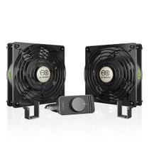 Ventilador Muffin AC Infinity AXIAL S1225D Dual 120 mm com controlador de velocidade
