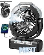 Ventilador Nebulizador Portátil AVAVO 36000mAh Tanque de 460ml 4 Velocidades