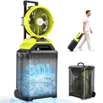 Ventilador Nebulizador Portátil TaskStar 13" 30L 30000mAh com Controle Remoto Ventilador Nebulizador Portátil TaskStar 13" 30L 30000mAh com Controle Remoto