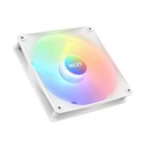 Ventilador NZXT F140 RGB Core 140 mm montado no hub com 8 LEDs brancos