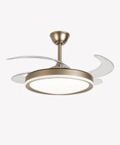 Ventilador Opus Air Midas 60w Multicor Biv Gold Hm 88309