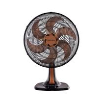 Ventilador Osc Mesa Turbo 6p 40cm Bronze 220v Premium Ventisol