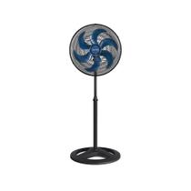 Ventilador oscilante coluna 6p 50cm preto azul 220v ventisol