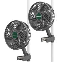 Ventilador oscilante com clipe MARS HYDRO M6 de 6", pacote com 2 unidades, WiFi App Control