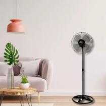 Ventilador Oscilante com Pé Alto de Coluna Premium 50cm Bivolt Grade Aço Venti Delta 69-5412