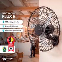Ventilador Oscilante De Parede Flux5 Beltempo 50cm Bivolt Potente Grade Em Aço