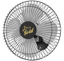 Ventilador Oscilante de Parede Gold 50 cm com 4 Pás Bivolt 200w Venti-Delta Preto - Ventidelta