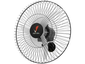 Ventilador Oscilante de Parede Ventura 60 cm Grade de Aço Preto Bivolt - Venti Delta