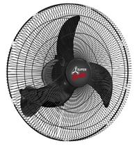 Ventilador Oscilante Parede super Delta 65cm 230 Watts BI-VOLT PRETO VENTI DELTA
