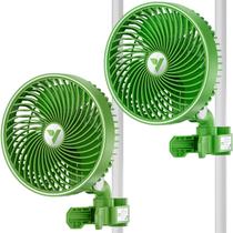 Ventilador para carpa de cultivo VIVOSUN AeroWave E6 de 6 pulgadas, paquete de 2 con control WiFi