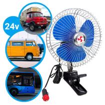 Ventilador Para Carro Onibus Caminhão 24v 8 Pol Lugatools Van e Ônibus