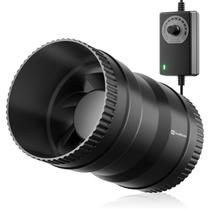 Ventilador para duto Hon&Guan 4 polegadas 130 CFM 6W com controle de velocidade 110-240V