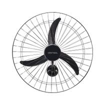 Ventilador Parede 60cm Ventisol Oscilante Preto Bivolt
